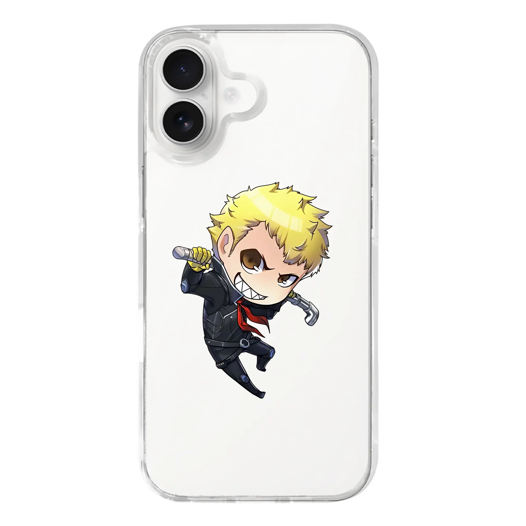 ペルソナ グッズ,坂本竜司 - iPhone 17シリーズ 透明スマホケース – 薄型・耐衝撃・精密フィット保護カバー